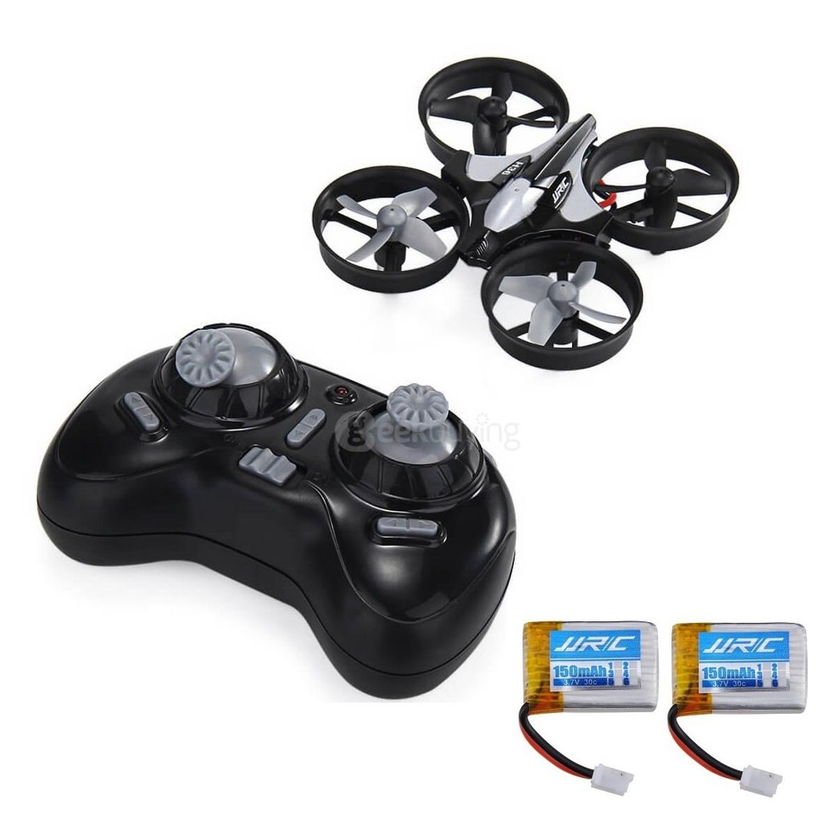 JJRC - Dron JJRC H36 24GHz 4CH Gyro RC Quadcopter 2 baterias