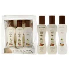 BIOSILK - Set de Terapia de Seda con Aceite de Coco Natural - Biosilk.-