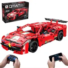 JUGUETON - Auto Carreras Rojo Bloques Control Remoto o Smartphone