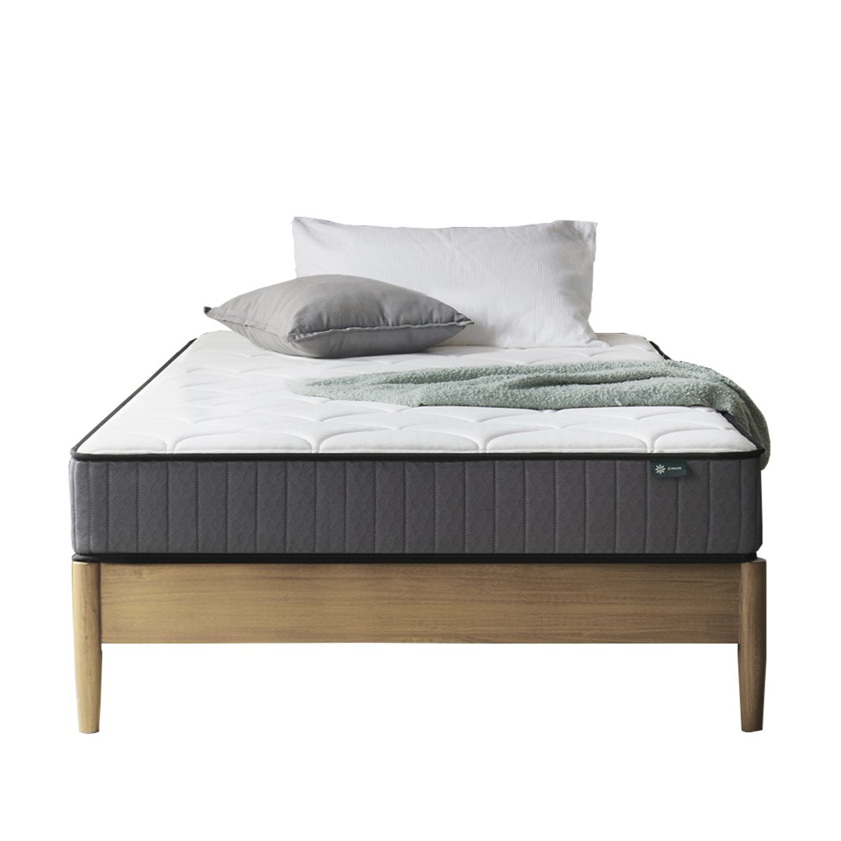 ZINUS - Colchón Zinus 1.5 Plazas Long 105x200x20cm Espuma y Resortes