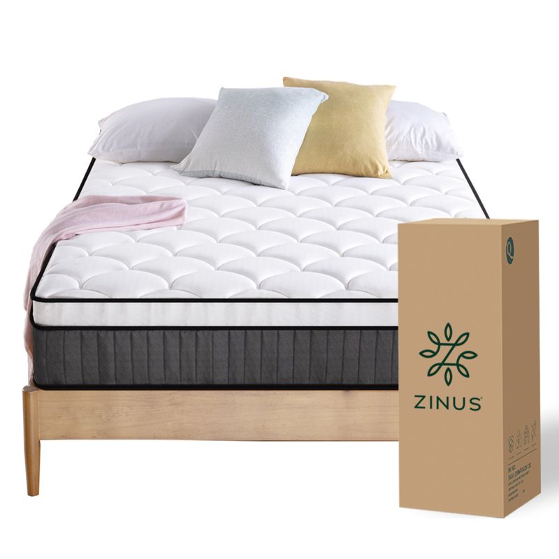 ZINUS - Colchón Zinus 2 Plazas 150x190x30cm Espuma y Resortes Pocket