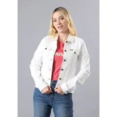 WRANGLER - Chaqueta Slim Denim Authentic Jacket Blanco