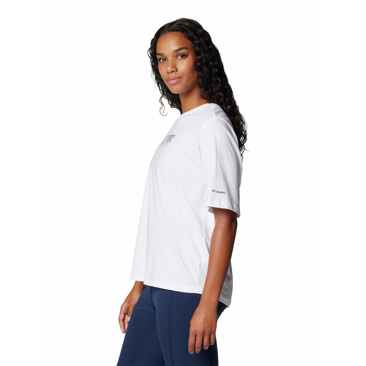 COLUMBIA - Polera Mujer North Cascades Relaxed Blanco COLUMBIA