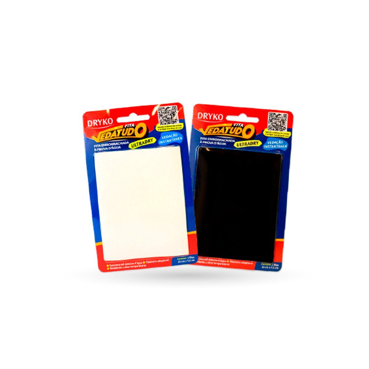 GENERICO - Parche multiuso Dryko Vedatudo Ultradry Negro 10cm X 7cm