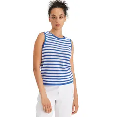 DOCKERS - Sweater Mujer Tank Regular Fit Azul
