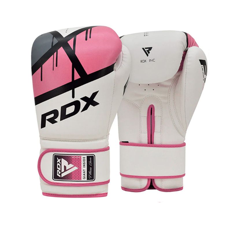 RDX - Guantes De Boxeo F7 Ergo Pink - Bgr-f7p - 12 onz