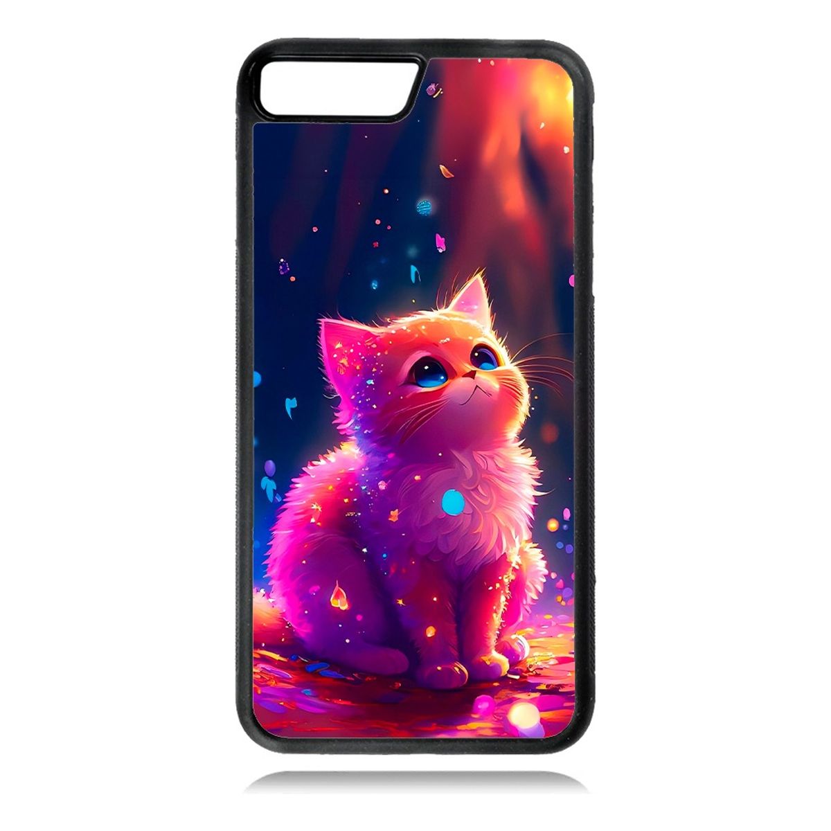 GENERICO - CARCASA PARA IPHONE 8 PLUS DISEÑO GATITO 101