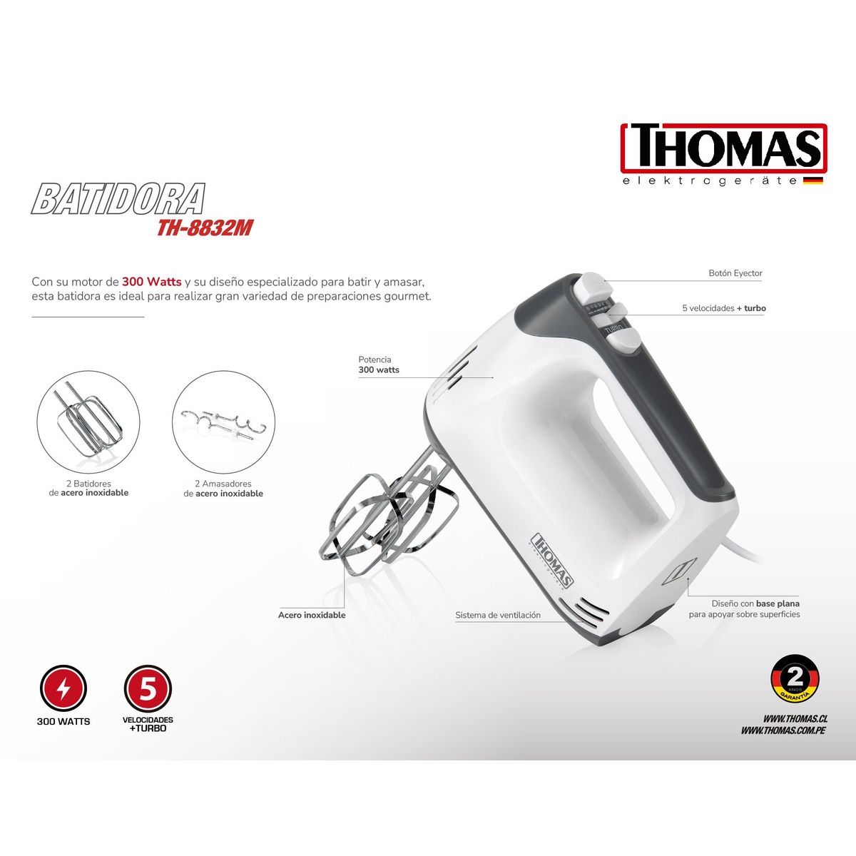 THOMAS - BATIDORA  THOMAS TH-8832M
