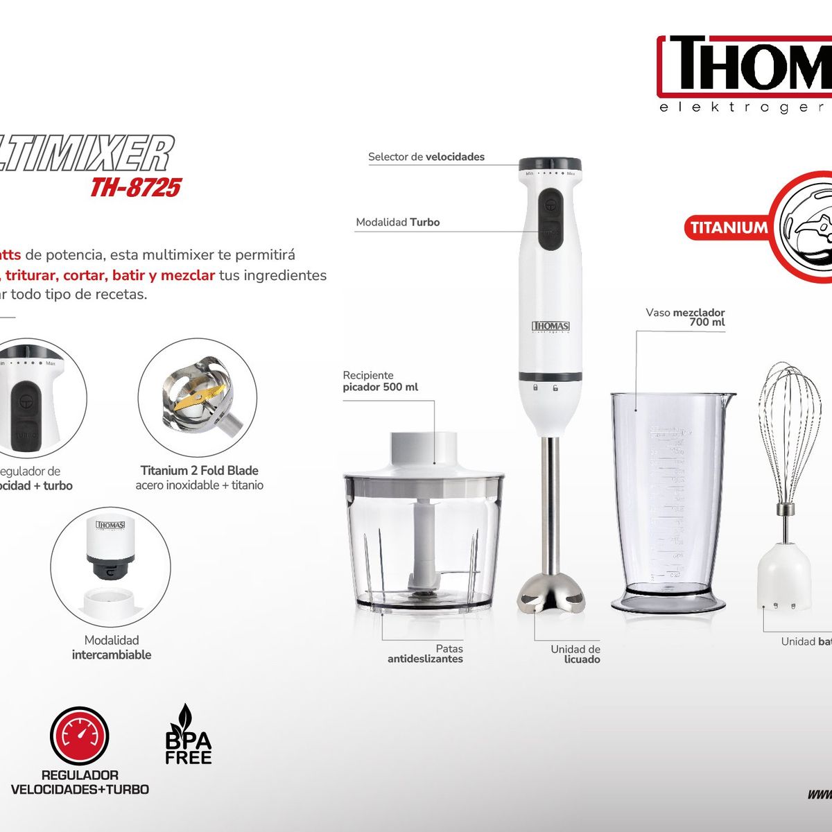 THOMAS - MULTIMIXER THOMAS TH-8725