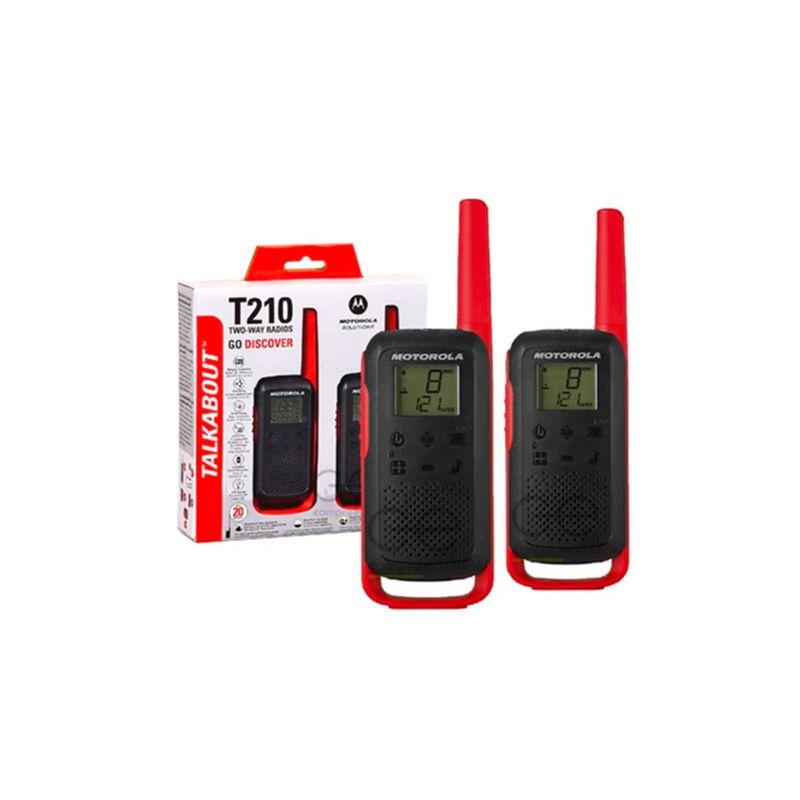MOTOROLA - Intercomunidador Motorola Transceptor T210cl Talkabout Negro MOTOROLA