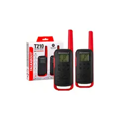 MOTOROLA - Intercomunidador Transceptor T210cl Talkabout Negro