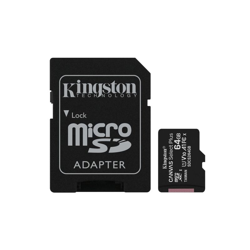 KINGSTON - Micro Sd Kingston Select Pls 100r C10 64gb KINGSTON