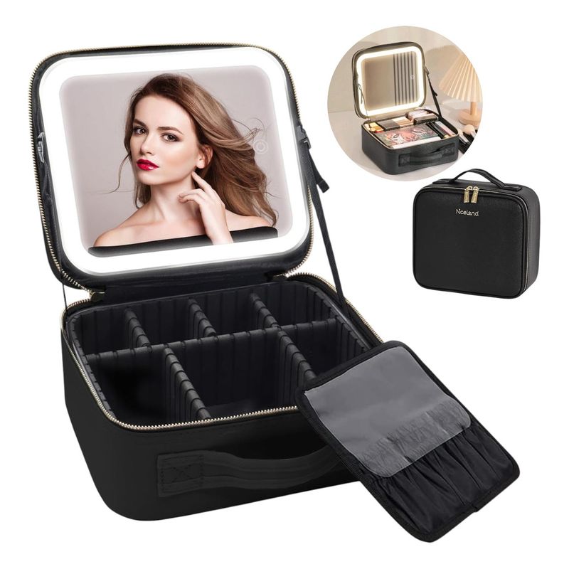 GENERICO - Cosmetiqueros  Organizador Cosmeticos Maquillaje Con Espejo