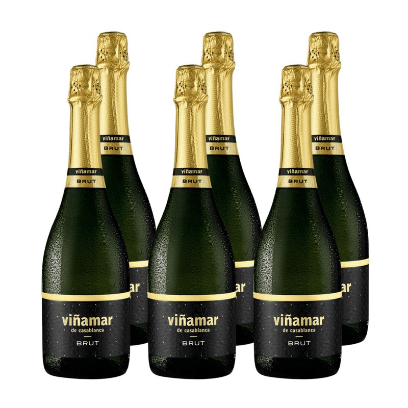 VIÑAMAR - Espumante Viñamar Brut 750cc x6