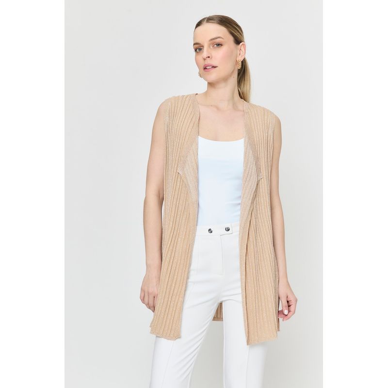 ASH - Tapado Abierto Beige Mujer Ash