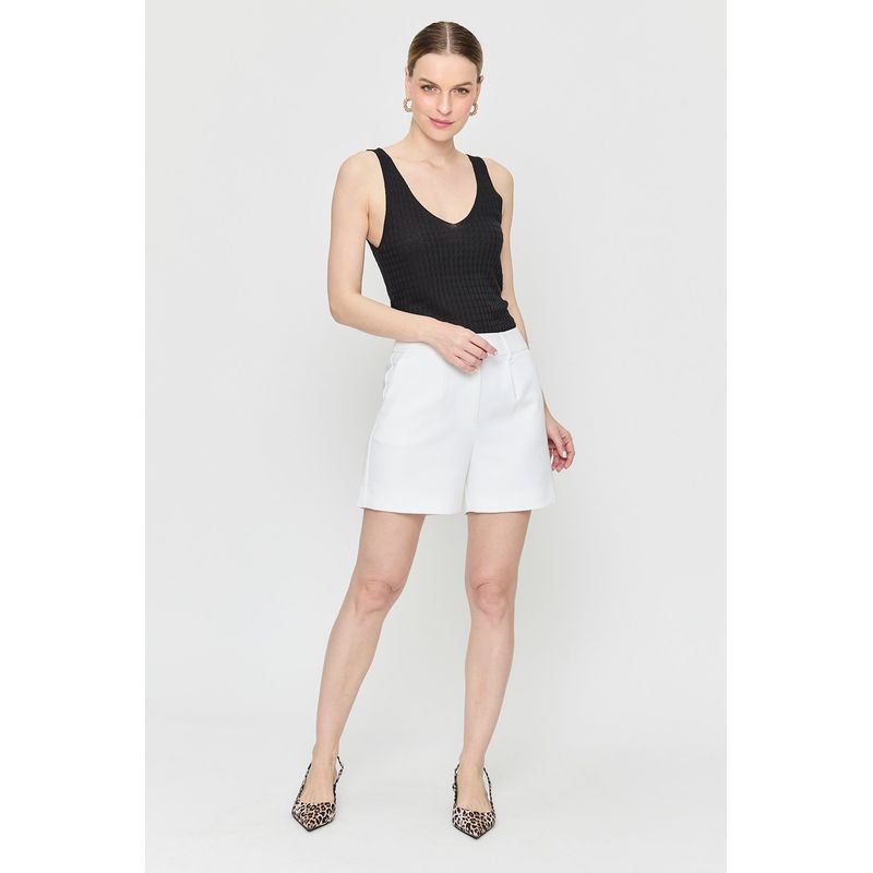 ASH - Polera Sin Mangas Negro Mujer Ash