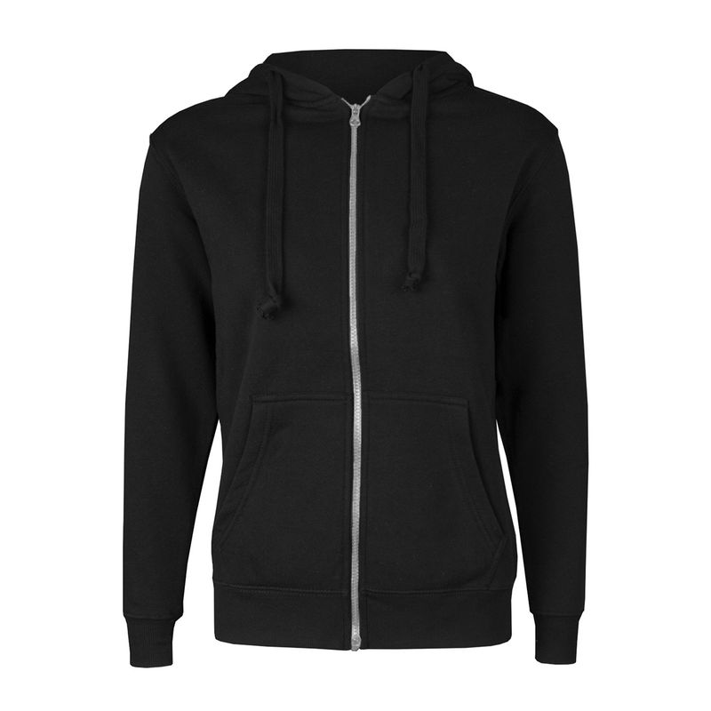 ANDESLAND OUTDOOR APPAREL - Polerón Canguro Cierre Metalico Vulpes Negro Unisex