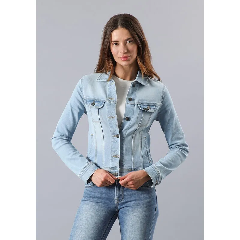 LEE - Chaqueta Slim Rider Azul Claro