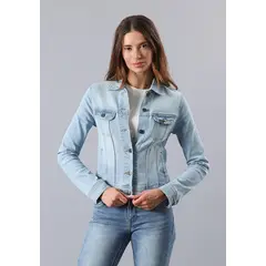 LEE - Chaqueta Slim Rider Azul Claro