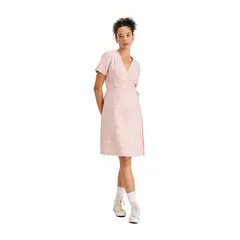 DOCKERS - Vestido Mujer Wrap Rosa