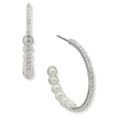 ANNE KLEIN - Aros Plateados 01G01131 - Plateado