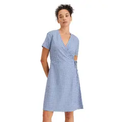 DOCKERS - Vestido Mujer Wrap True Blue