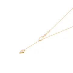 JB JOYAS BARON - Collar de Oro 18kt Gota Circonita