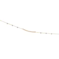 JB JOYAS BARON - Pulsera de Oro 18kt Barra y esferas