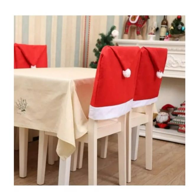 GENERICO - Pack 04 Fundas De Navidad Forro Para Silla