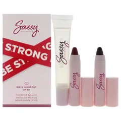 SASSY BY SAVANNAH CHRISLEY - Set Labios Breakup Noche de Chicas