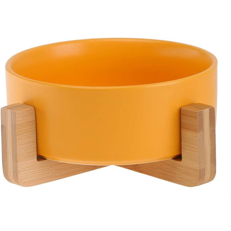 LERNEN - Plato Comedero Grande De Ceramica Para Perro Gato Xl