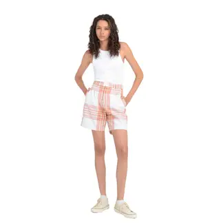 DOCKERS - Short Mujer Original Khaki Pleated Rosa