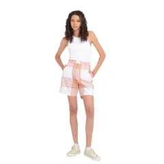 DOCKERS - Short Mujer Original Khaki Pleated Rosa