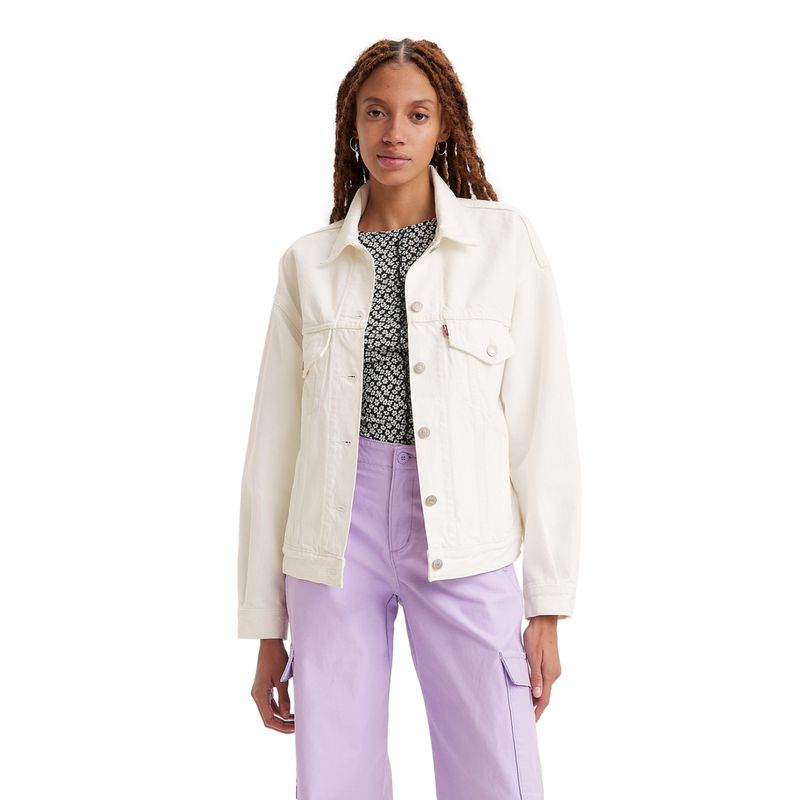 LEVIS - Chaqueta Mujer Original Trucker Blanco Levis