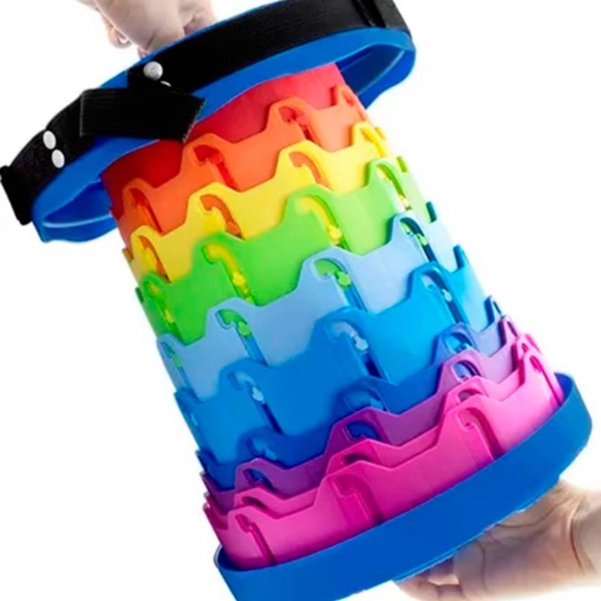 GENERICO - Taburete Plegable Portátil De Plástico Retráctil Silla