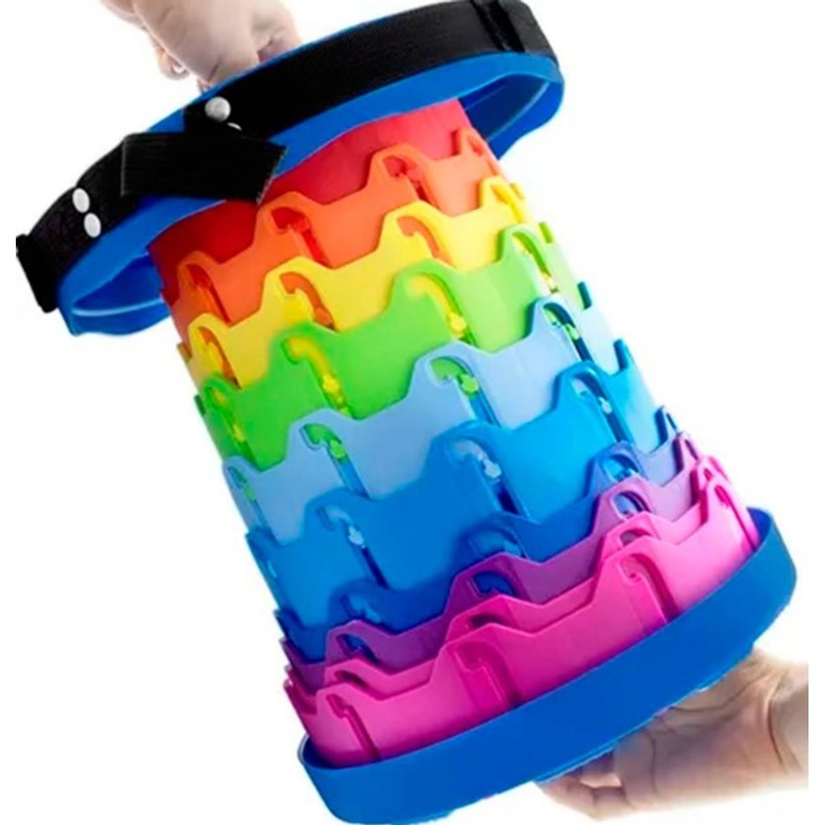 GENERICO - Taburete Plegable Portátil De Plástico Retráctil Silla