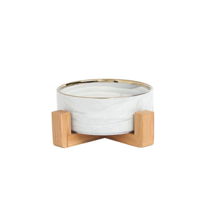 LERNEN - Plato Comedero Grande De Ceramica Para Perro Gato Xl
