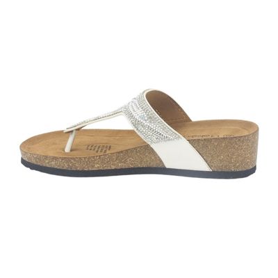 Imagen 2 del producto Sandalias Mujer Blanco Casual Fifo-2