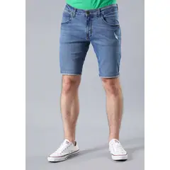 WRANGLER - Short Denim Bryson Azul Oscuro