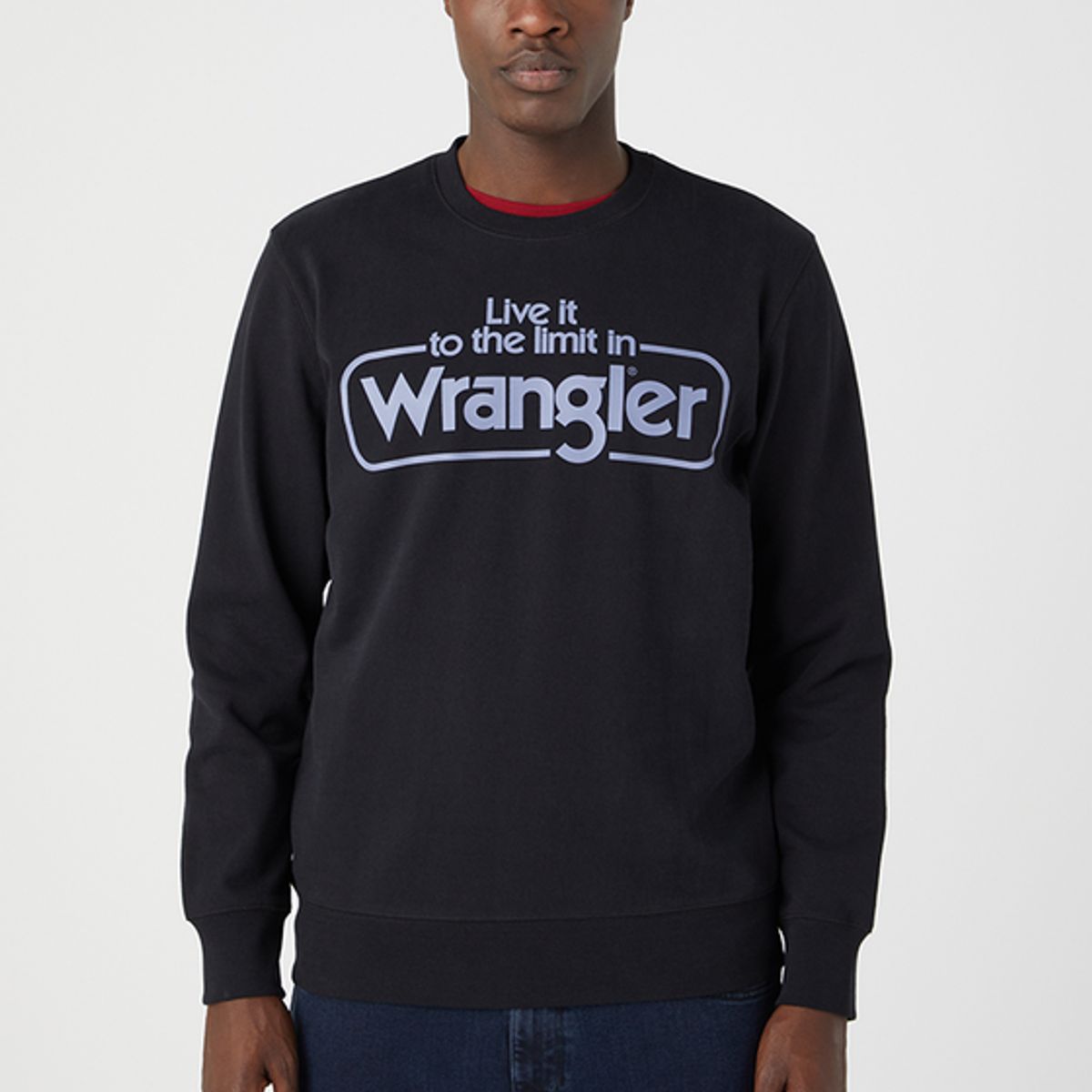 WRANGLER - Poleron Regular Seasonal Crew Negro