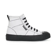 SUPERGA - Zapatilla 2696 Stripe Cl Panels White Black - Blanco
