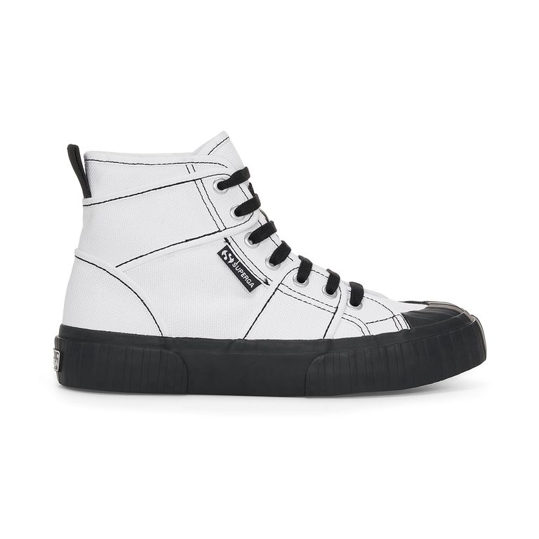 Zapatilla 2696 Stripe Cl Panels White Black
