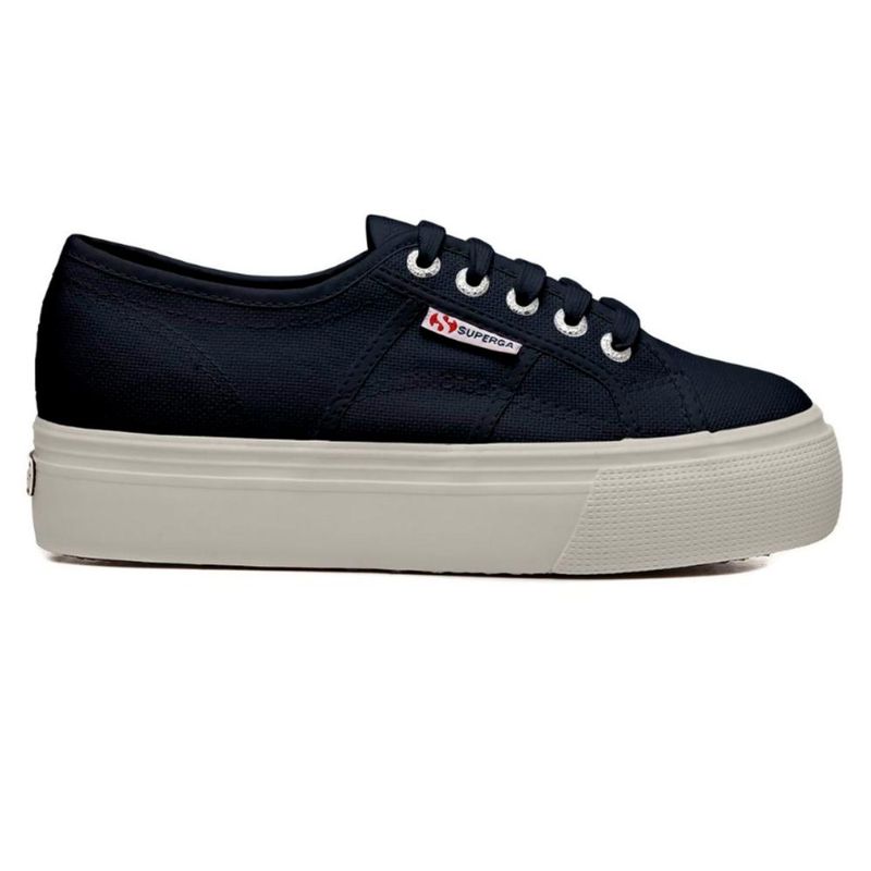 SUPERGA - Zapatilla A Cotow Lin Up And Down Navy - Azul