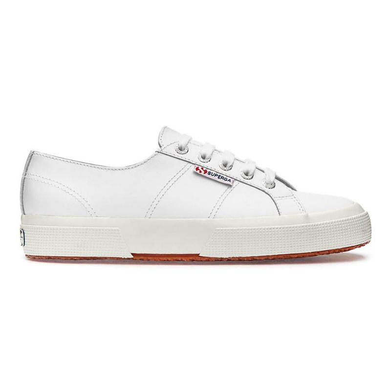 SUPERGA - Zapatilla 2750 Nappa Optical White Silver F Avorio - Blanco
