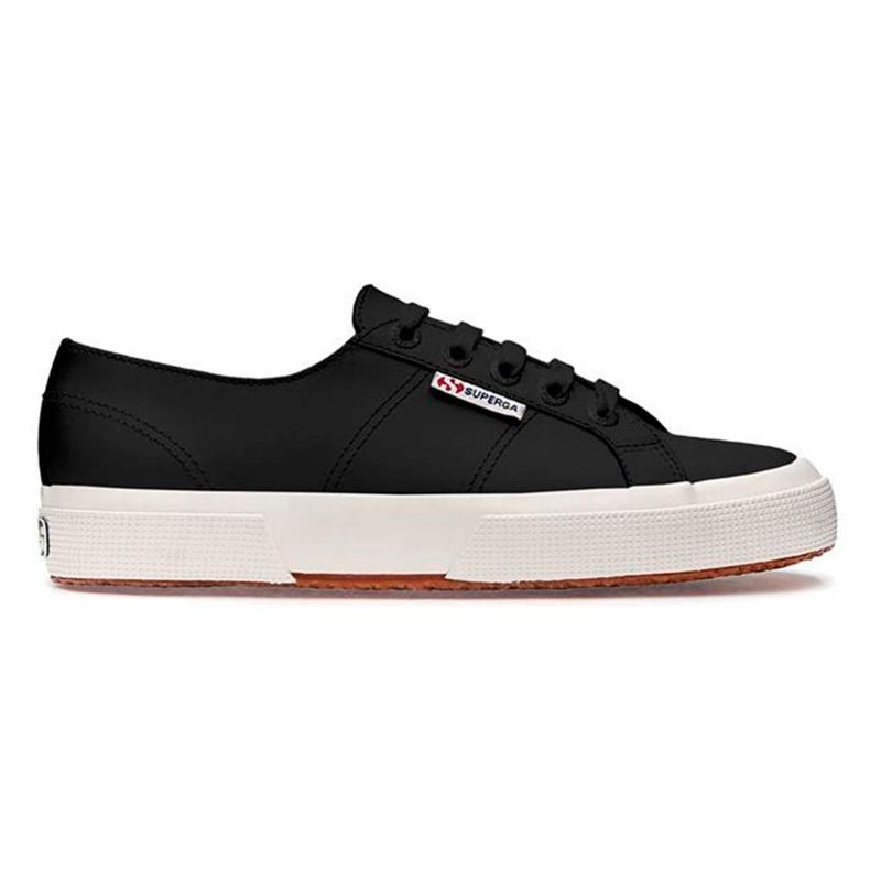 SUPERGA - Zapatilla 2750 Nappa Black F Avorio - Negro