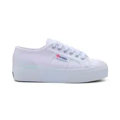 SUPERGA - Zapatilla 2740 Platform Lame Iridescent - Blanco