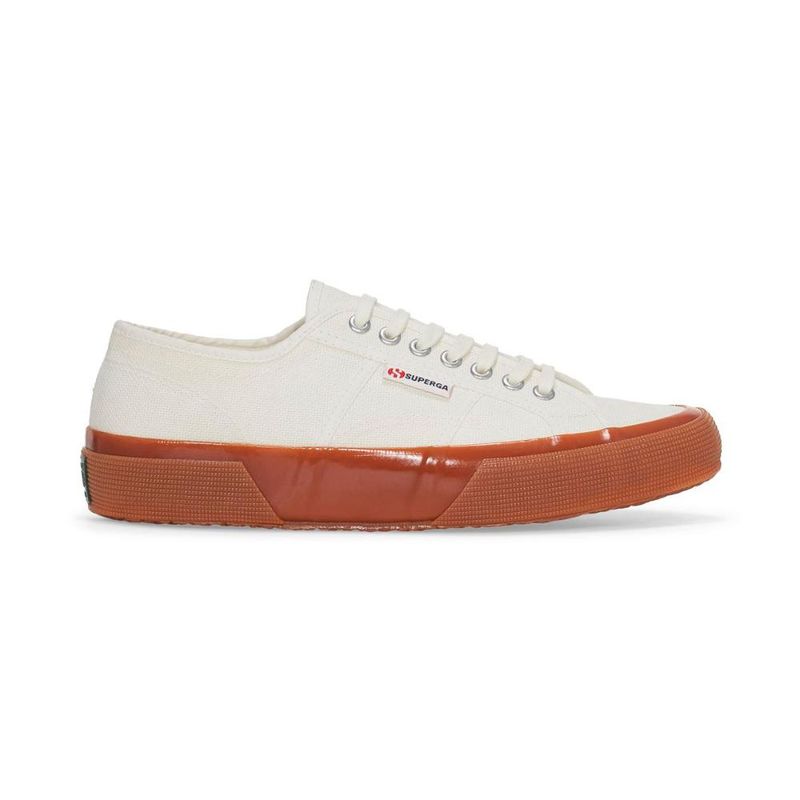 SUPERGA - Zapatilla 2750 OG White Avorio Dark Gum - Blanco