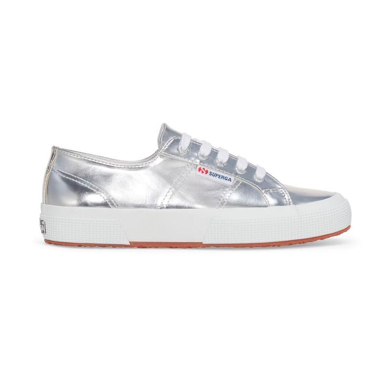 SUPERGA - Zapatilla 2750 Mirror Synthetic Material Silver - Gris