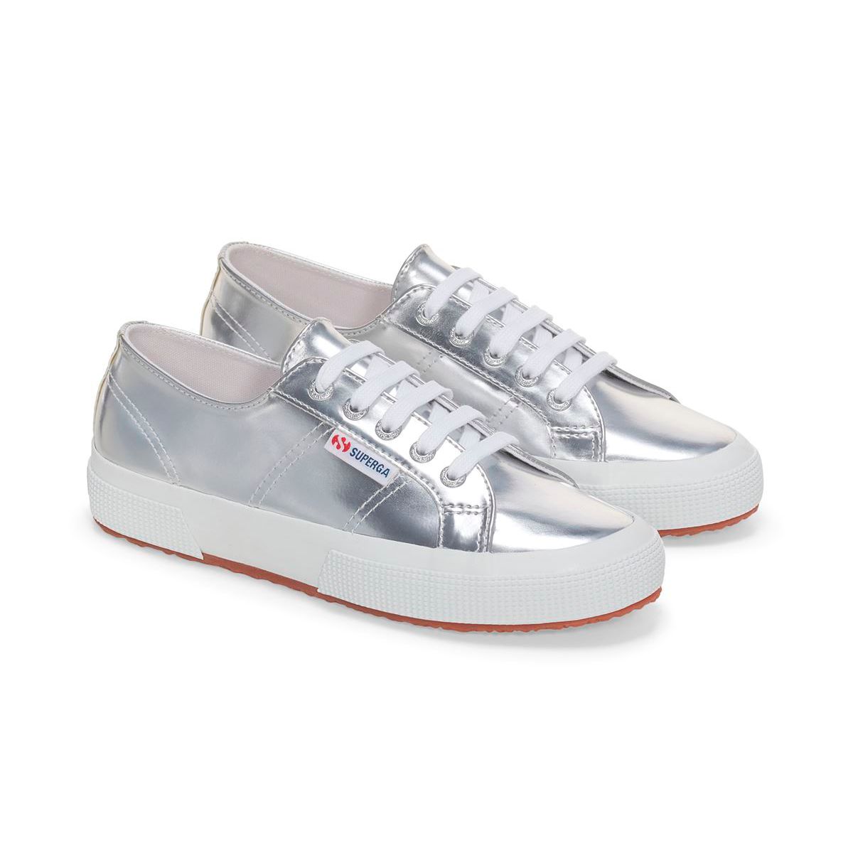 SUPERGA - Zapatilla 2750 Mirror Synthetic Material Silver