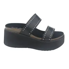 CHALADA - Sandalias Mujer Negro Casual Viru-30
